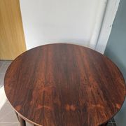 Rare Roundette dining room set by Hans Olsen, Denmark (1960s)