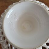 Braided ceramic basket, handmade Pichon Uzès