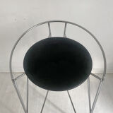 Bar stool half moon design Pascal Mourgue from the 80's