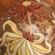 Art Nouveau Legras vase enamelled chrysanthemums