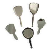 Set of 5 hand mirrors