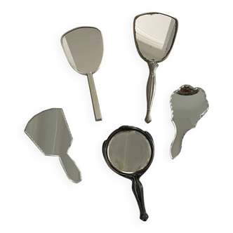Set of 5 hand mirrors