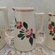 3 antique Sarreguemines pitchers
