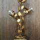 Handcrafted Gilded Metal Florentine Table or Floor Lamp by Hans Kögl, 1960s