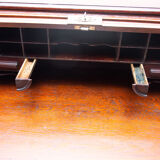 Antique roller blind writing desk 1930s, United Kingdom