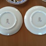 Gien peony dessert service 15 pieces