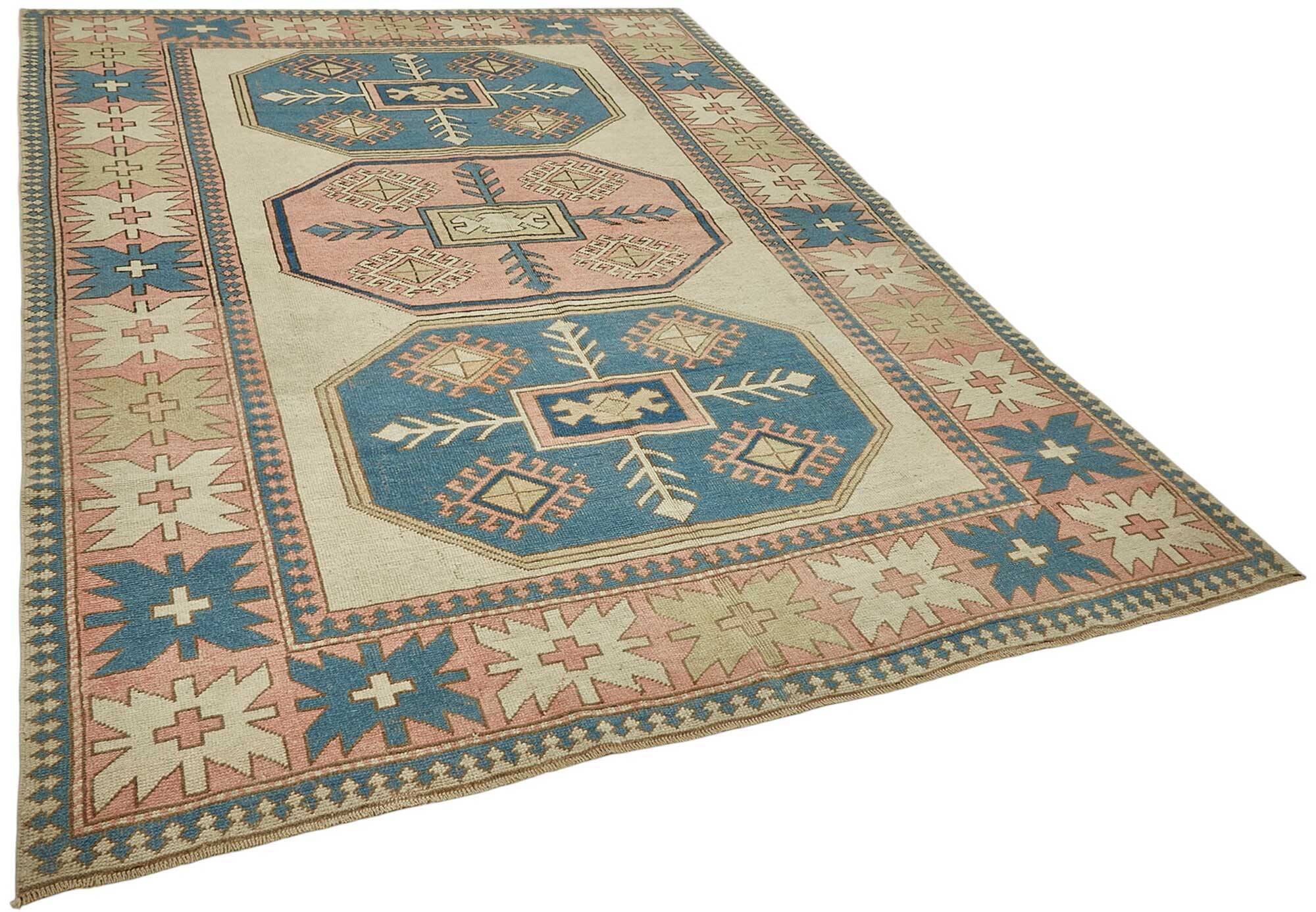 Turkish Vintage Anatolian Rug 208 cm x 305 cm