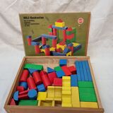Construction game Holz-Baukasten, 1960