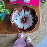 Ceramic dish flower west germany