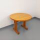 Vintage Charlotte Perriand Les Arcs round pine dining table from the 60s 70s