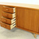 Silkeborg deens teak vintage sideboard 'Bandenitz' | 200 cm