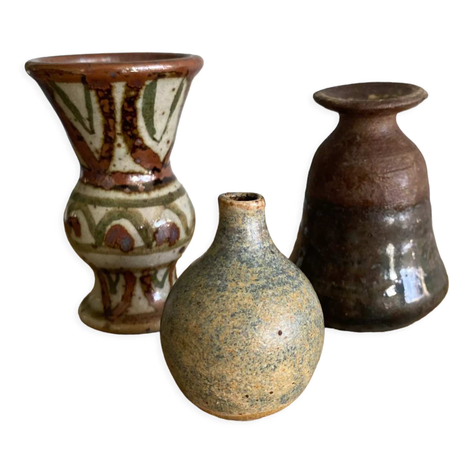Trio of vases
