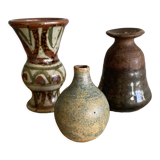 Trio of vases