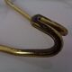Mid-Century Brass Coat Hooks, 1950s, Set of 2