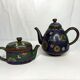 Verseuses bronze cloisonné début XXème, Chine