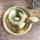 Brass cellar rat candle holder