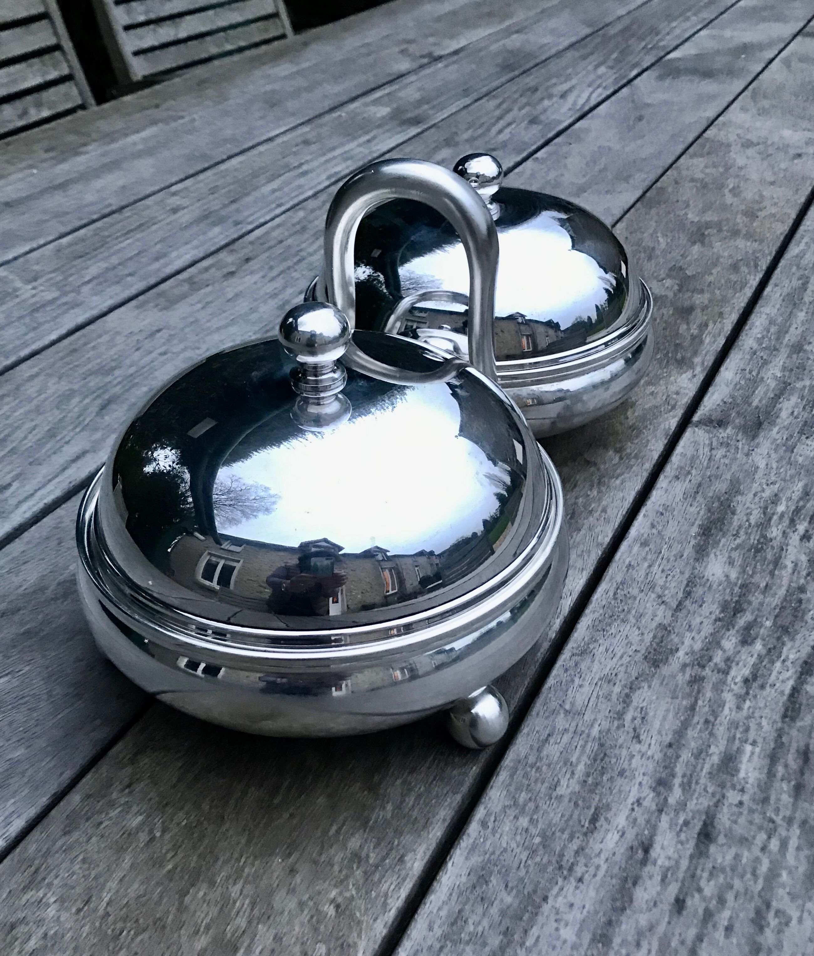 Vegetable Two Vegetables Silver Metal