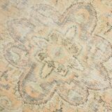 5x8 Vintage Light Yellow & Cream Classic Turkish Rug, 148x247Cm