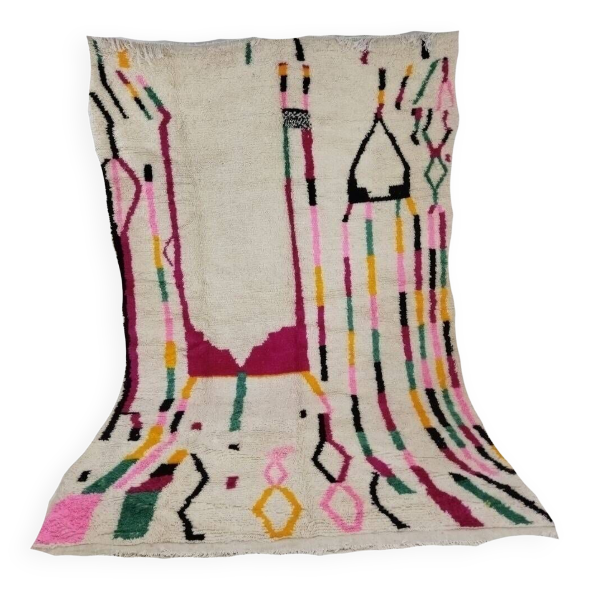 Handmade Moroccan Berber rug 298 X 185 CM