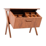 Mid Century teak Danish sewing table