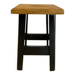 tabouret bas restauré