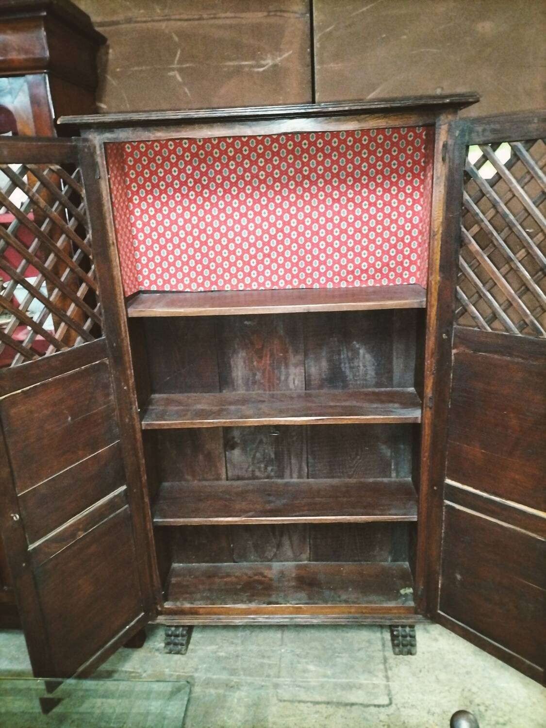 Spanish style pantry cabinet