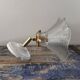 Old tulip wall light