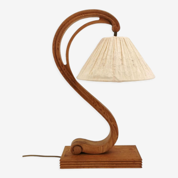 Vintage wood lamp