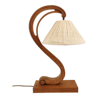 Vintage wood lamp