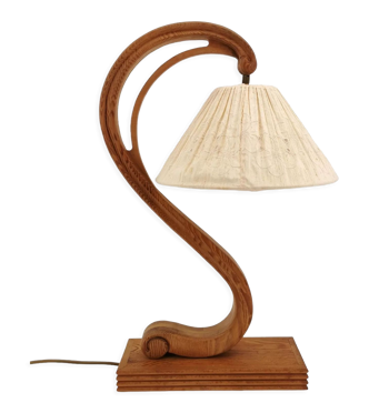 Lampe vintage bois