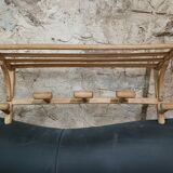 Gyf 1950s curved wooden coat hanger