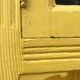 Yellow Parisian glass cabinet