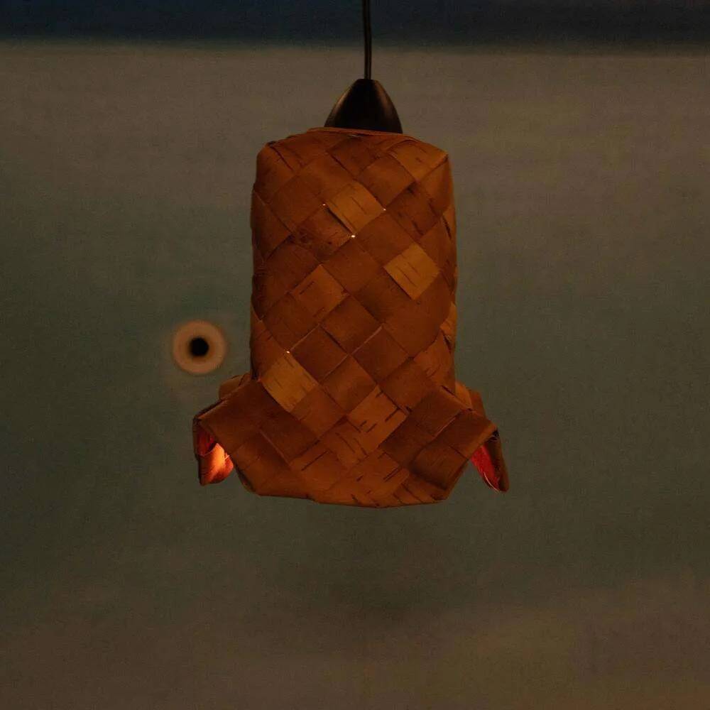 Japandi woven Scandinavian suspension, vintage