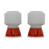 Pair of small table lamps, 1980