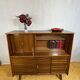 Mid Century Retro Vintage Walnut Sideboard / Drinks Cabinet by F.D. Welters