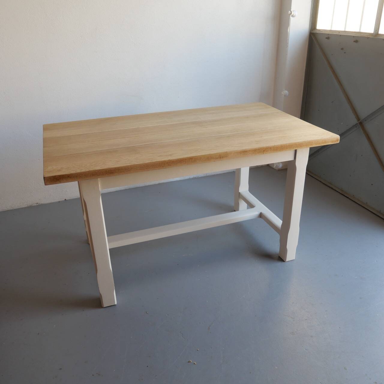 Table de ferme ancienne rénovée