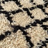 Berber carpet corridor beni ouarain vintage 90×255 cm