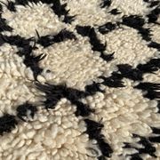 Berber carpet corridor beni ouarain vintage 90×255 cm