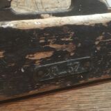Toolbox with black patina handle