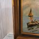 Oil on marine canvas