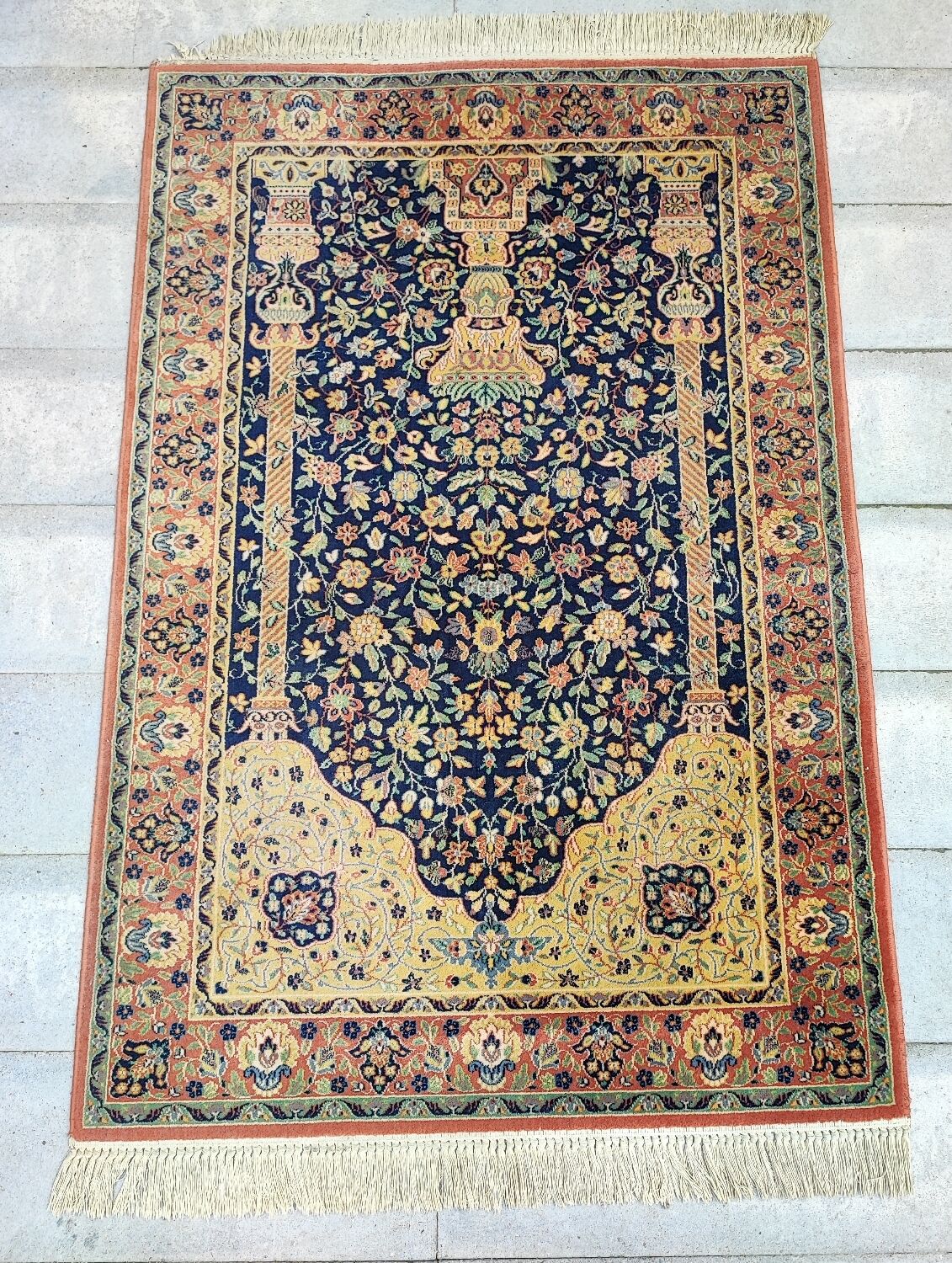 Carpet louqsor carpet 120x180 wool blue