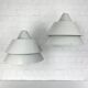 Pair of Zone Pendant Lights in gray, Jo Hammerborg for Fog & Mørup, 1960s
