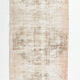 Distressed wool vintage runner rug 312x76cm