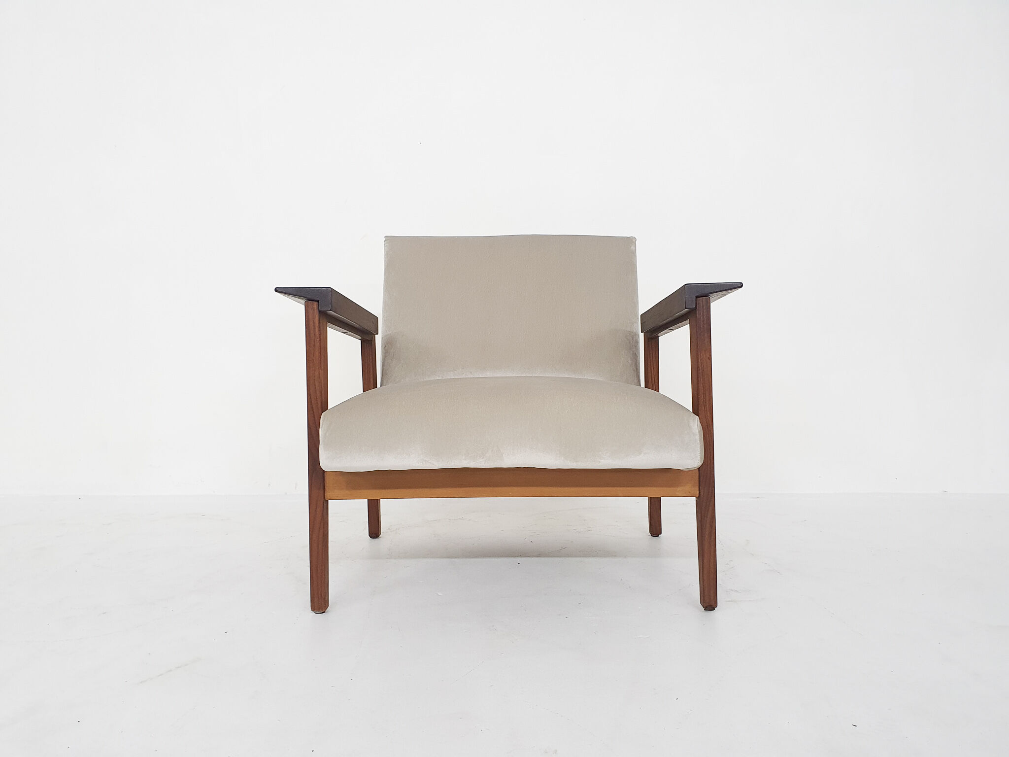 Scandinavian modern teak arm chair 1960