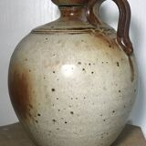 Pyrite stoneware ball pitcher signed Jean-Pierre Prudhomme