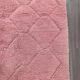 Handwoven natural wool rug, traditional pink, size 1.5/2.5 m.