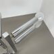 Modernist Huge chromed SPUTNIK Sciolari Style Ceiling Light, Italy, 1970s