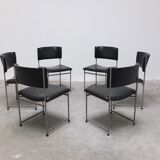 Set of 6 'SM08' dining chairs by Cees Braakman for Pastoe, 1960s