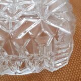 Ceiling lamp in molded glass