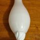 Vase soliflore en opaline blanche